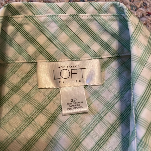 Plaid collar tank top - Picture 4 of 5